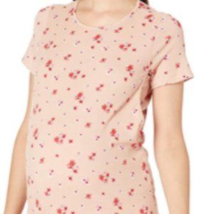 Maternty & Nursing Short Sleeve T-Shirt Dress